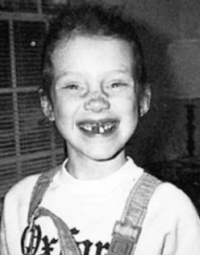 Christina Hendricks looked as a child.